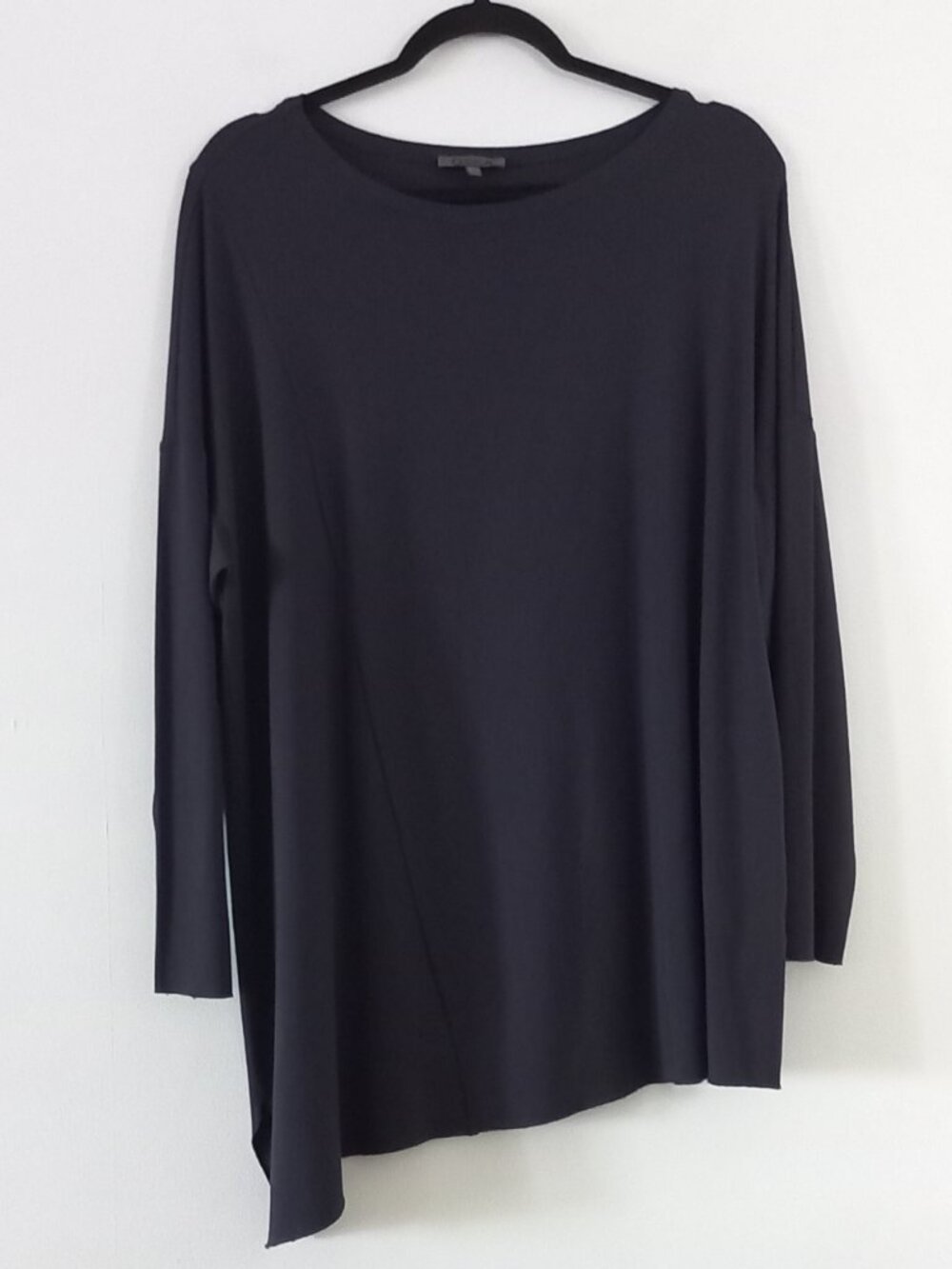 OSKA asymmetrical dark grey oversized top